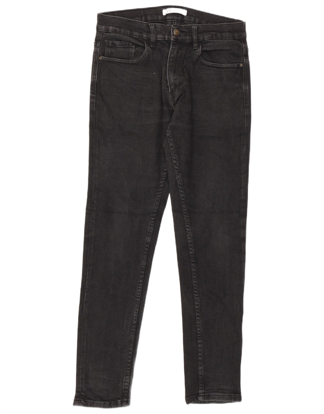 Zara Herren Slim Jeans EU 42 Large W32 L30 Grau