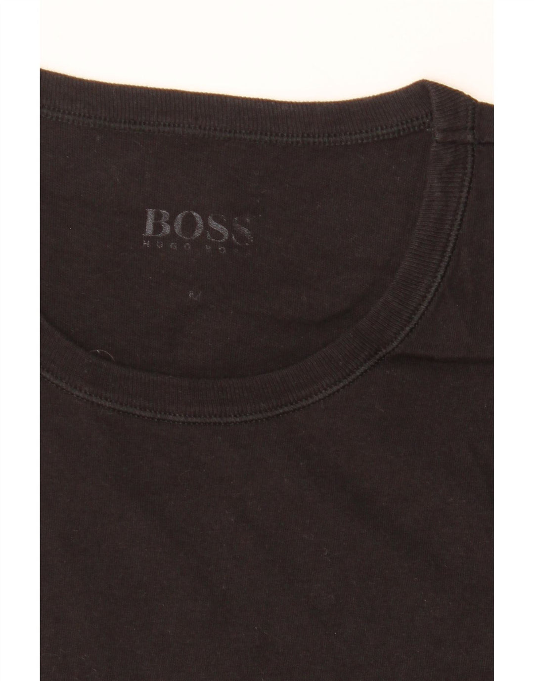 Hugo Boss Damen T-Shirt Top UK 12 Medium Schwarz
