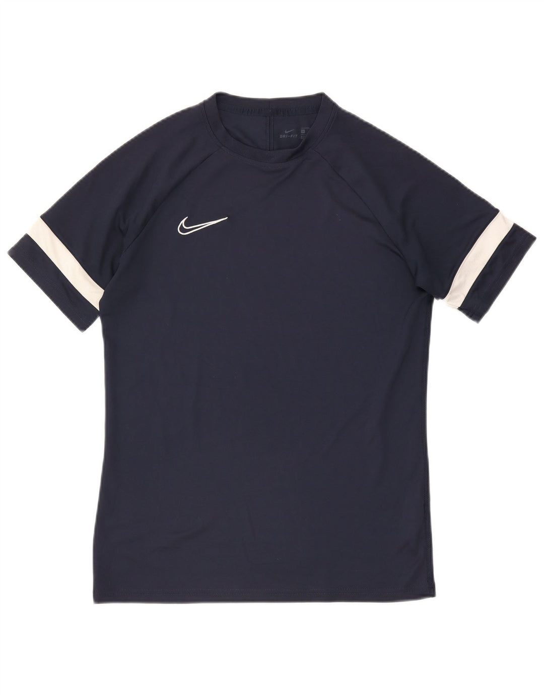 Nike Herren Dri Fit T-Shirt-Oberteil, mittelgroß, Marineblau, Farbblock