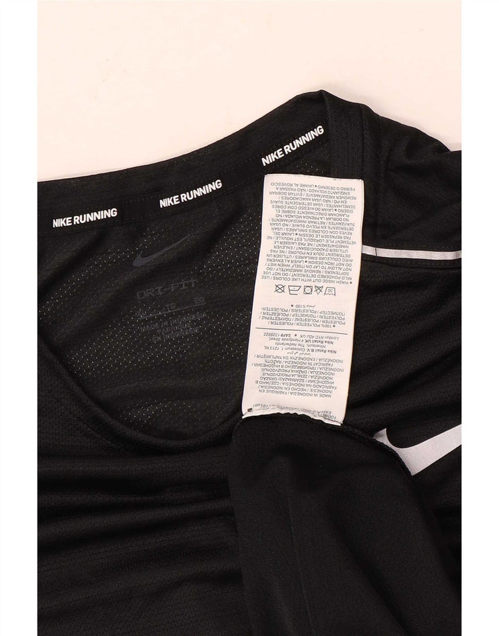 Nike Herren Dri Fit T-Shirt Top XL Schwarz Polyester