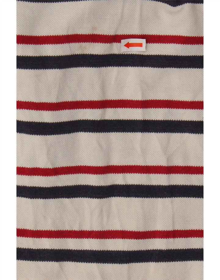 WRANGLER Poloshirt für Jungen, 15–16 Jahre, 2XL, weiß gestreift, Baumwolle