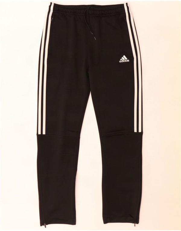 Adidas Damen Climalite Trainingshose UK 16/18 Large Schwarz Polyester