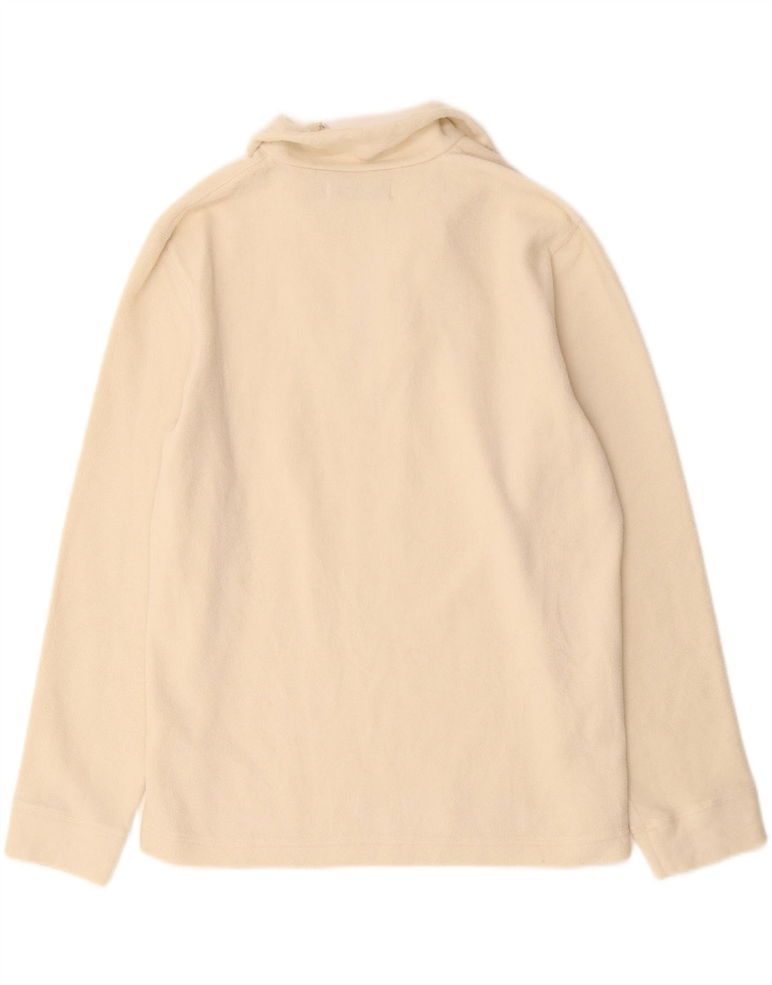 SERGIO TACCHINI Herren-Fleecepullover mit Reißverschluss am Hals, Größe L, Beige