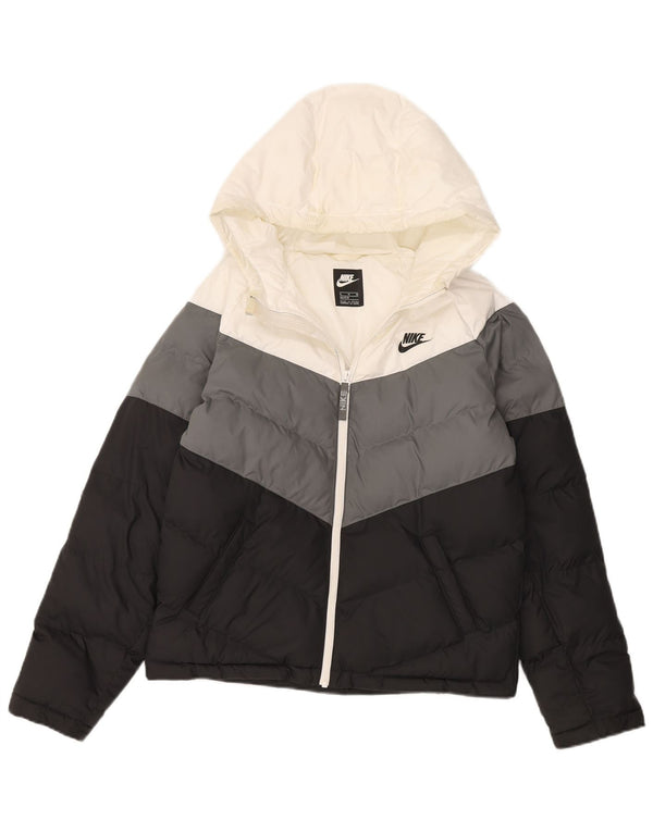 Nike Wattierte Jacke mit Kapuze für Jungen, 13–14 Jahre, XL, mehrfarbig, Farbblock
