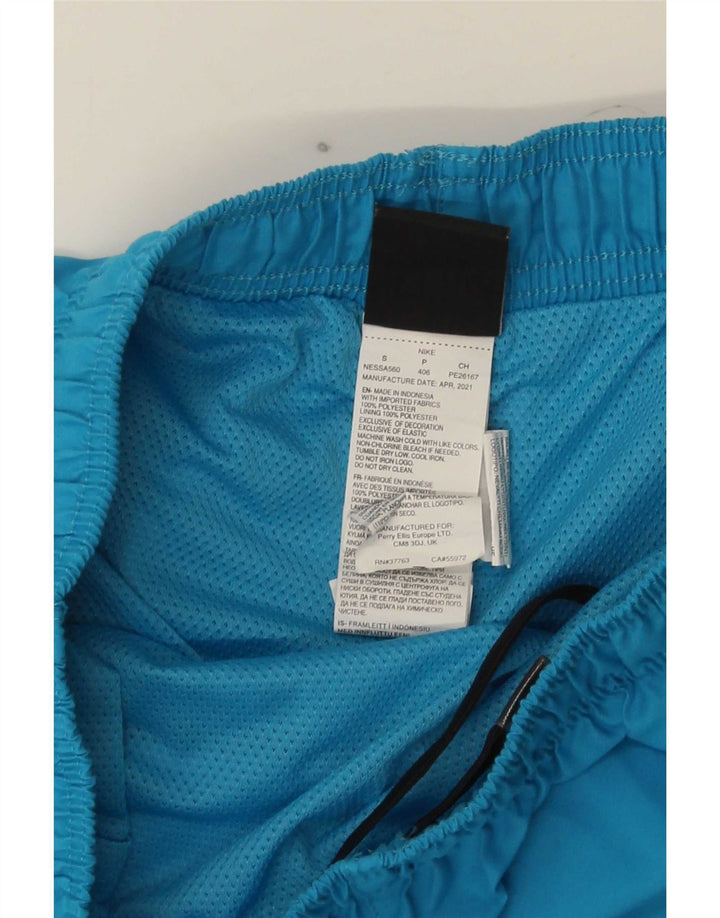 Nike Herren-Badeshorts, Größe S, blau, Polyester