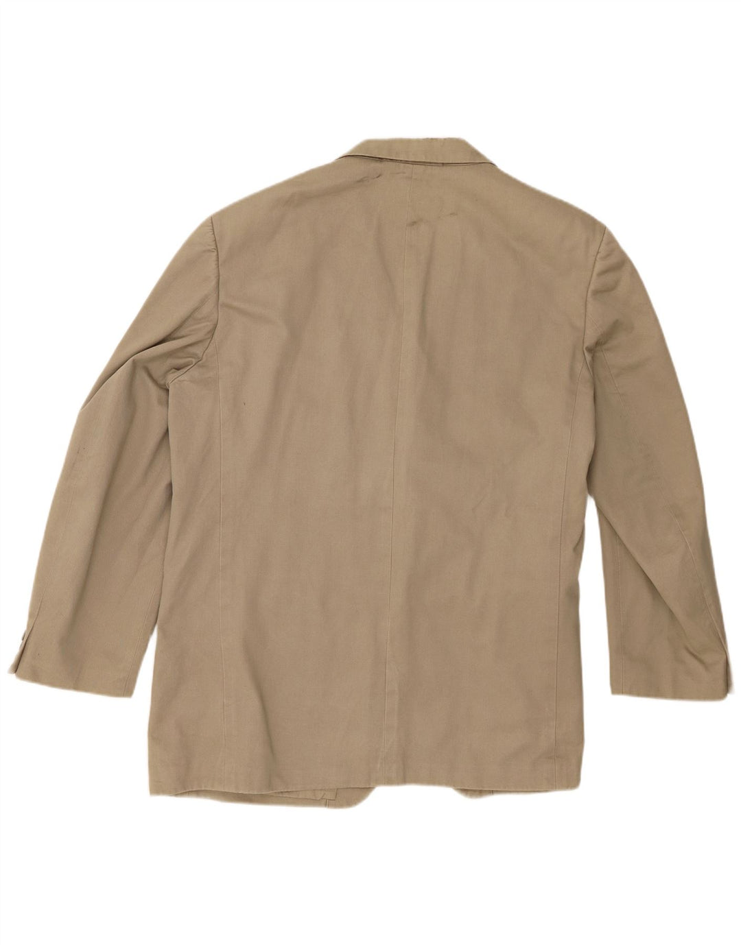 Marks & Spencer Herren-Blazer mit 3 Knöpfen, UK 44, XL, Khaki, Baumwolle