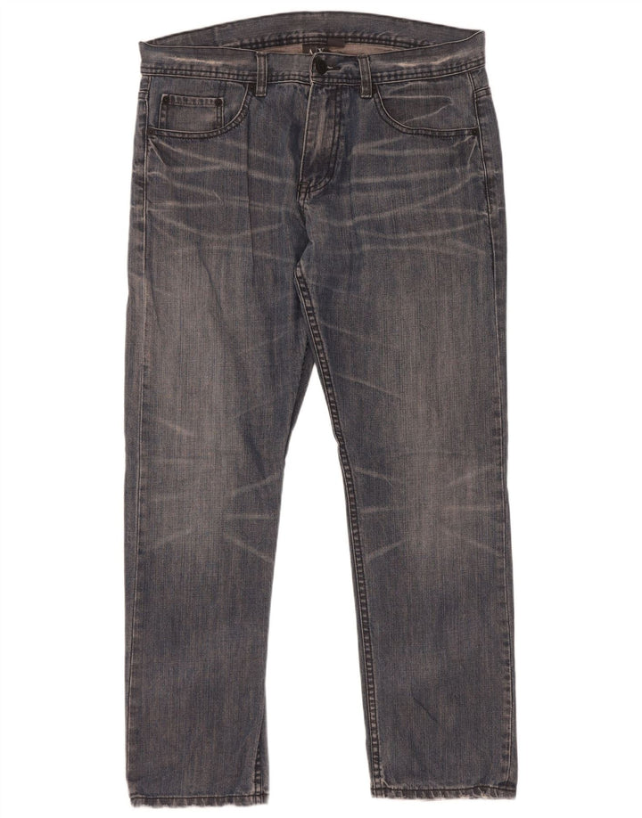 Armani Exchange Herren Straight Jeans W36 L31 Blau