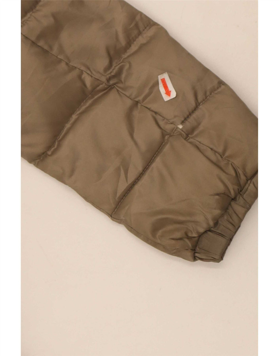 Champion wattierter Mantel mit Kapuze für Mädchen, 11–12 Jahre, Khaki, Polyester