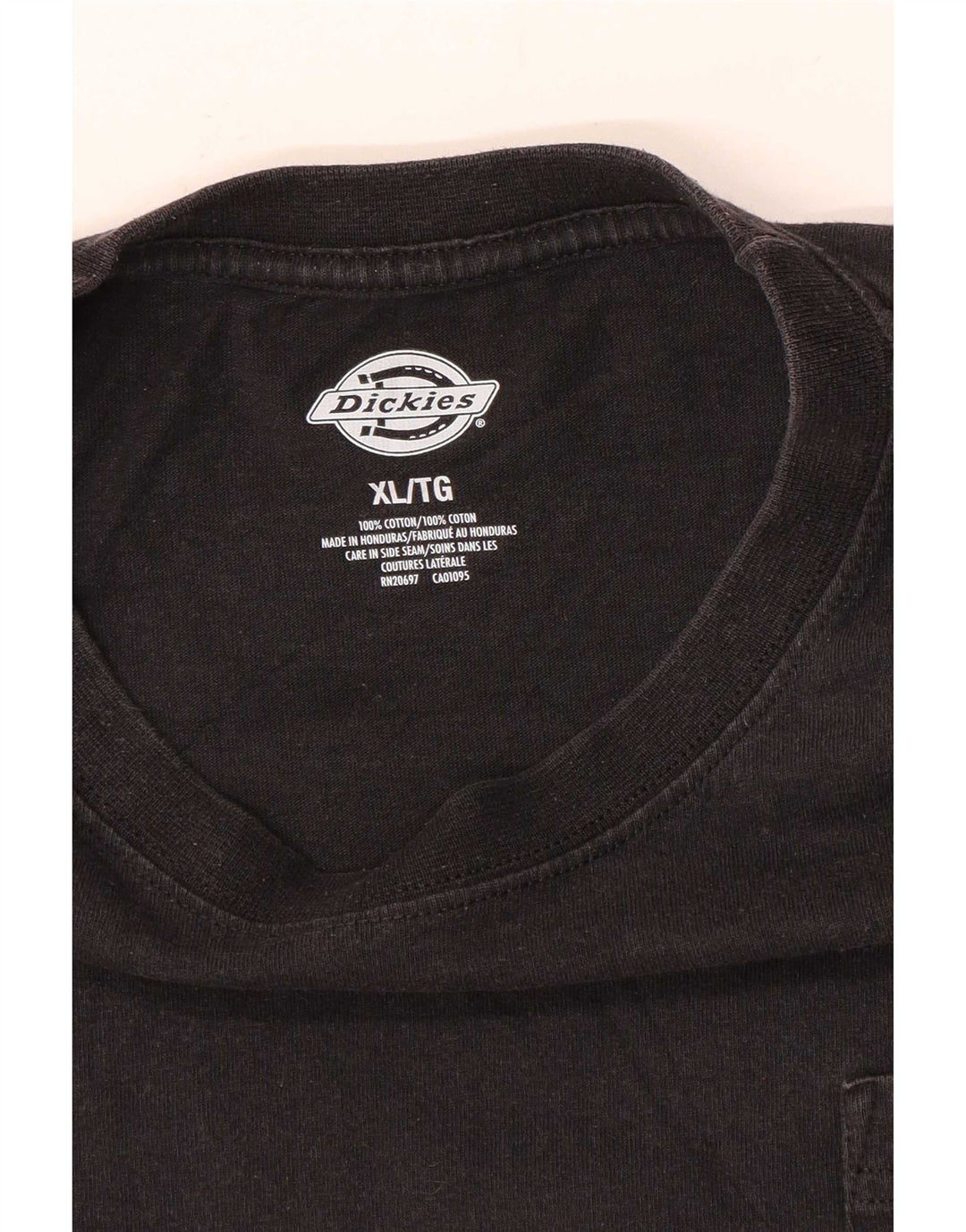 Dickies Herren T-Shirt Top XL Schwarz Baumwolle