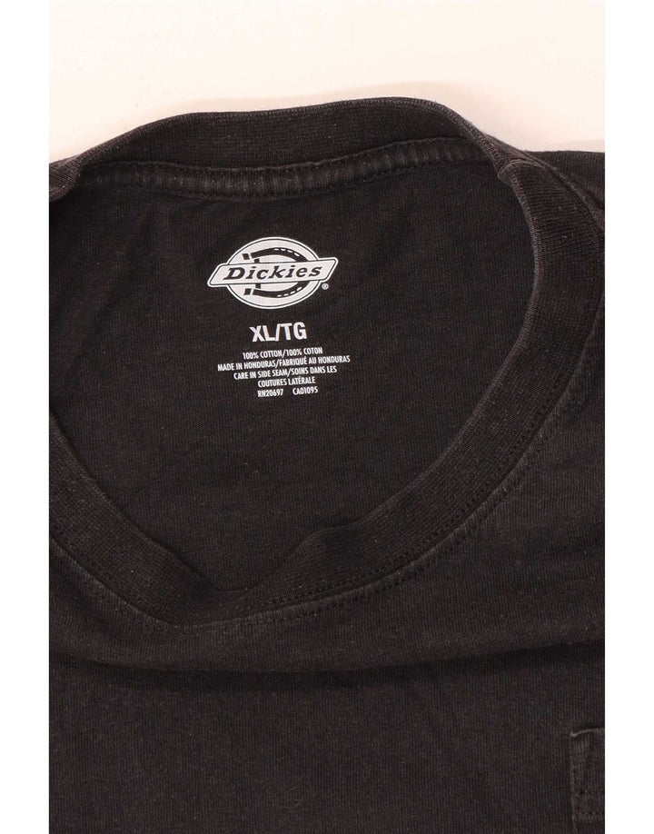 Dickies Herren T-Shirt Top XL Schwarz Baumwolle