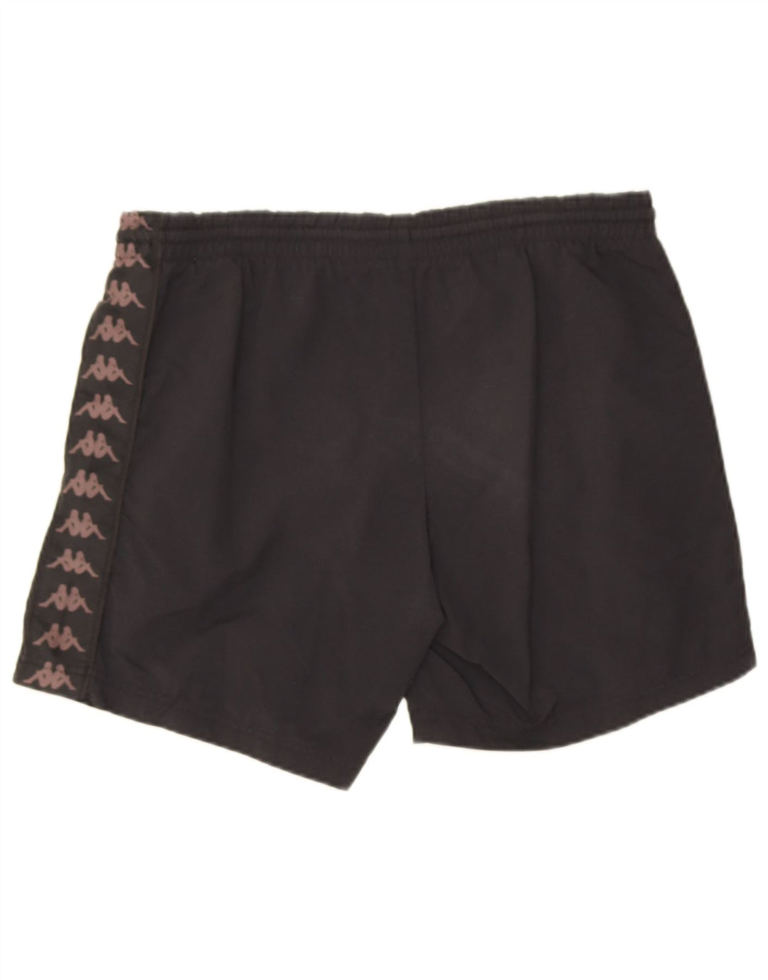 Kappa Herren Graphic Sport Shorts Medium Schwarz
