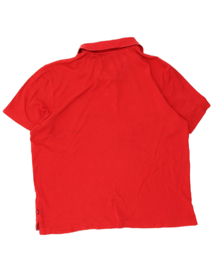 Nautica Herren-Poloshirt, groß, Rot
