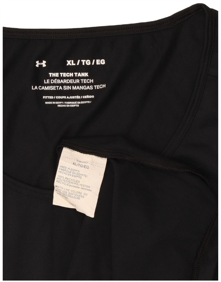 Under Armour Herren Weste Top XL Schwarz Polyester