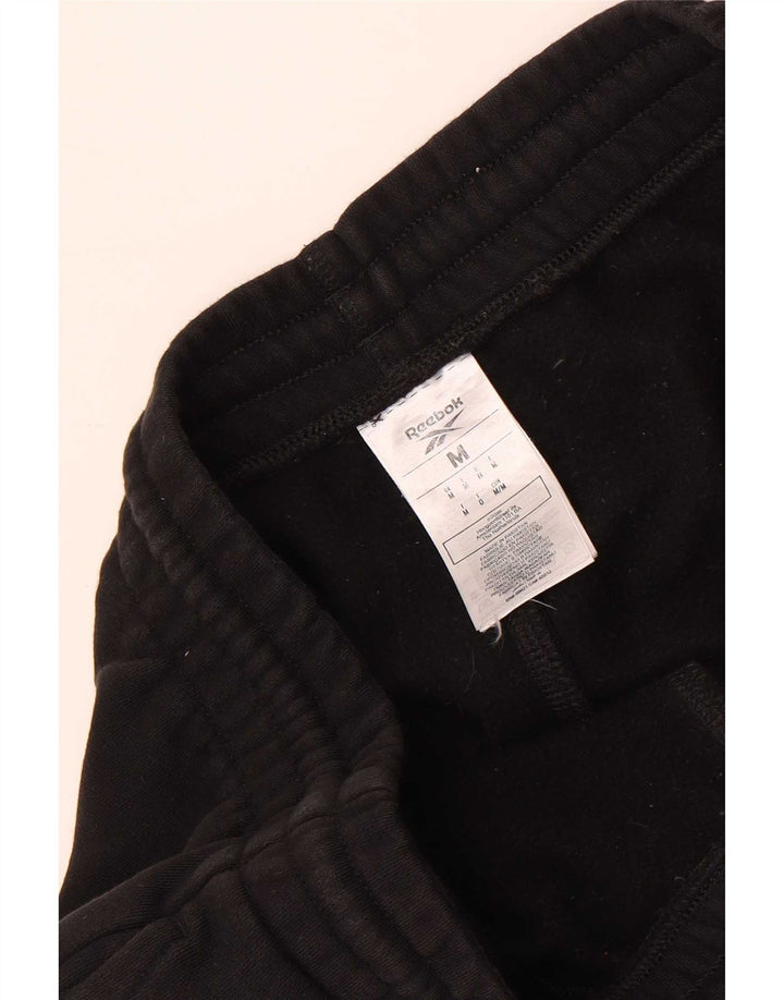Reebok Herren-Trainingshose, Jogginghose, mittelschwarz, Baumwolle