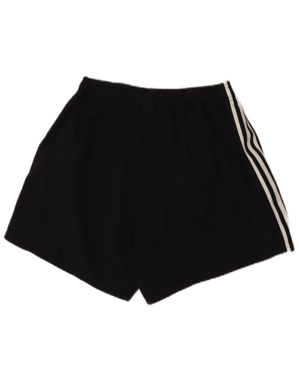 ADIDAS Damen Sportshorts UK 14 Mittelschwarzes Nylon