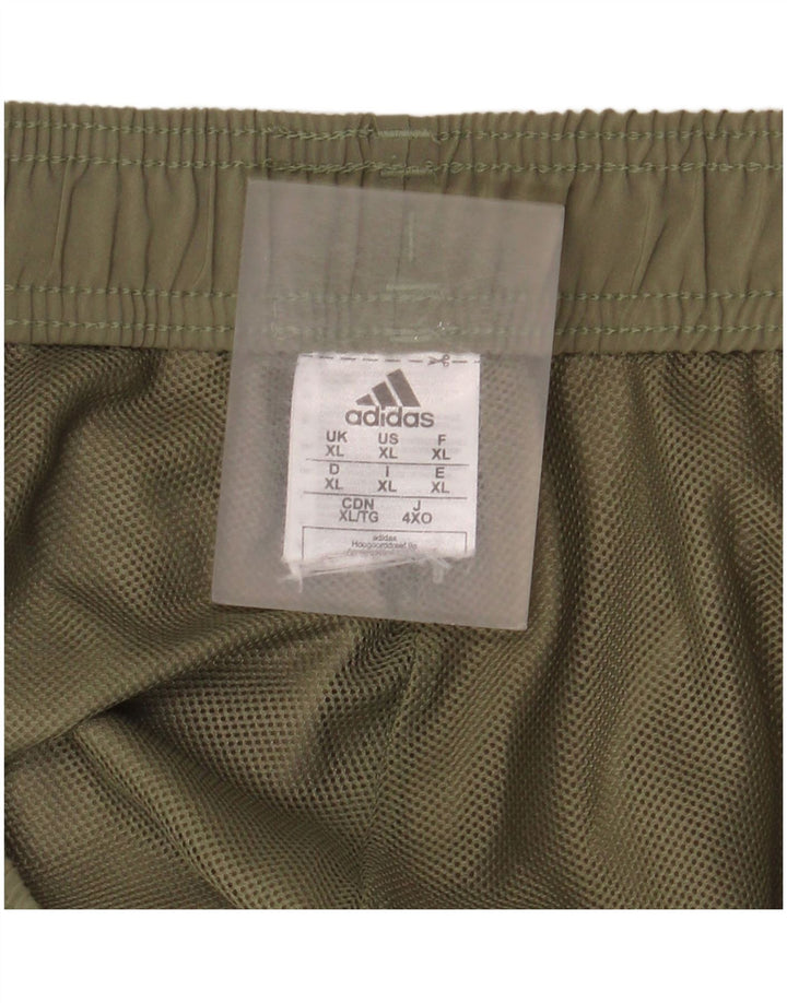 Adidas Herren Sport Shorts XL Grün Polyester