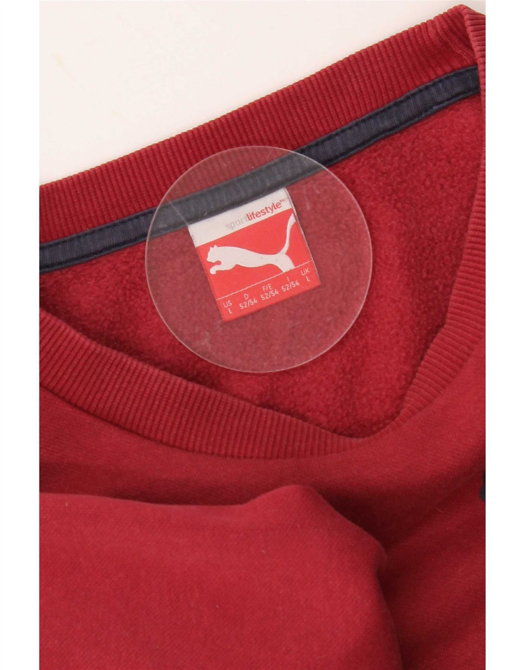Puma Herren Grafik-Sweatshirt-Pullover, Größe L, Rot