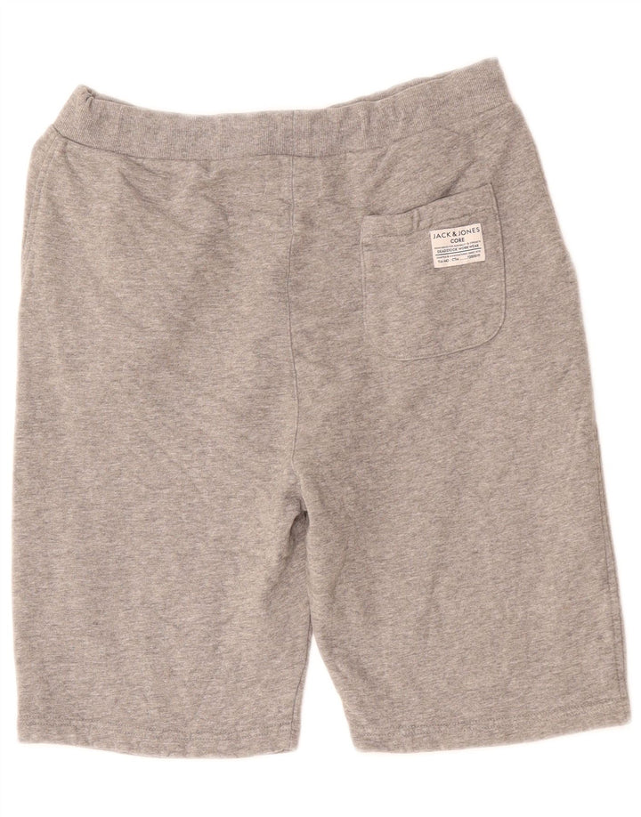 Jack & Jones Herren-Sportshorts, große graue Baumwolle