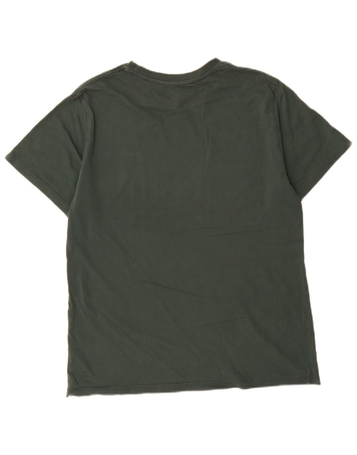 Levi's Herren Standard-T-Shirt-Oberteil aus mittelgrüner Baumwolle