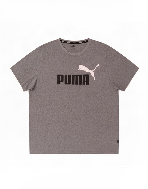 Puma Herren Grafik T-Shirt Top 2XL Grau Baumwolle