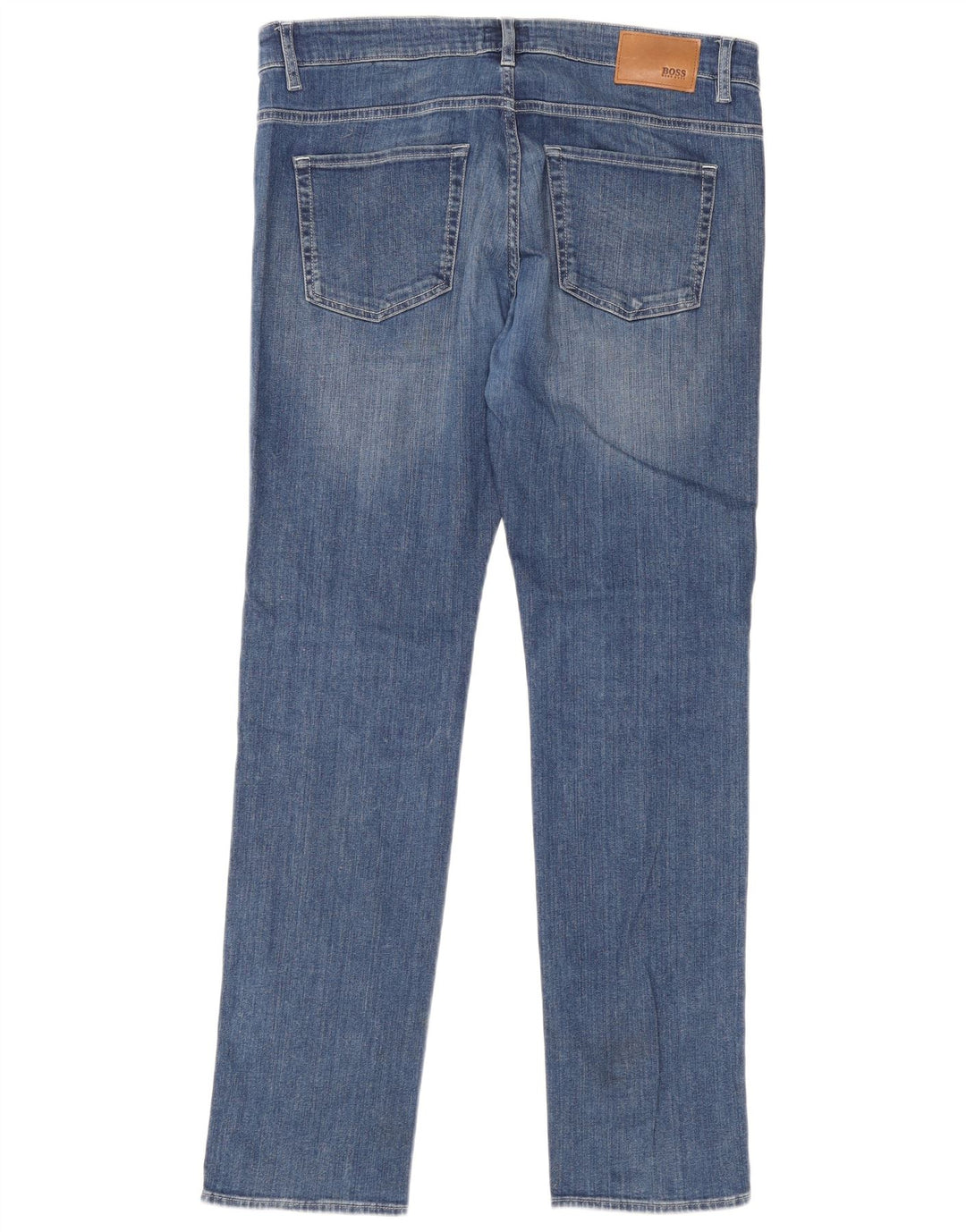 Hugo Boss Herren Slim Jeans W34 L32 Blaue Baumwolle