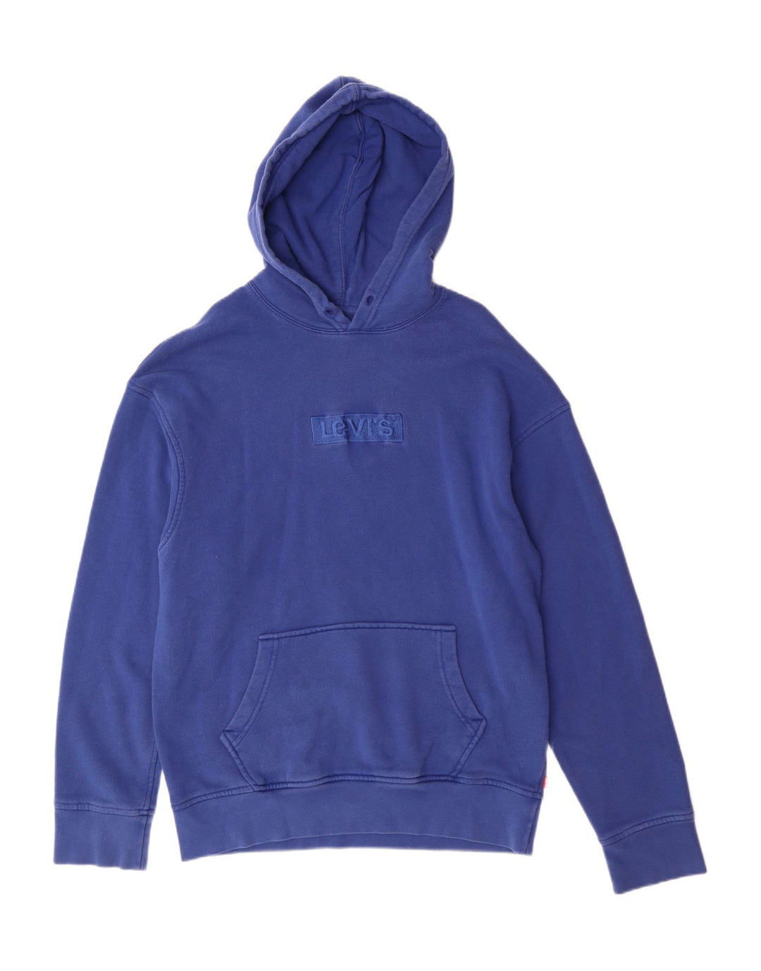 Levi's Herren-Kapuzenpullover mit Grafik, mittelblaue Baumwolle