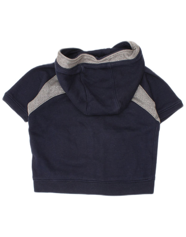 Nike Baby-Jungen-Kapuzenpullover mit Reißverschluss, 12–18 Monate, Marineblau, Farbblock
