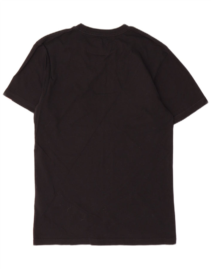VANS Herren Classic Graphic T-Shirt Top Small Schwarz Baumwolle