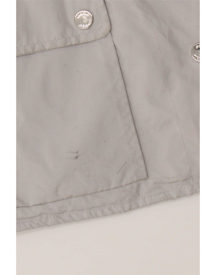 Geox Damen Respira Hooded Utility Jacke UK 18 XL Grau Polyester