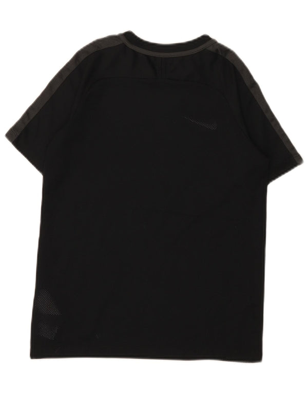 Nike Dri Fit T-Shirt für Jungen, 10–11 Jahre, mittelgroß, Schwarz, Farbblock