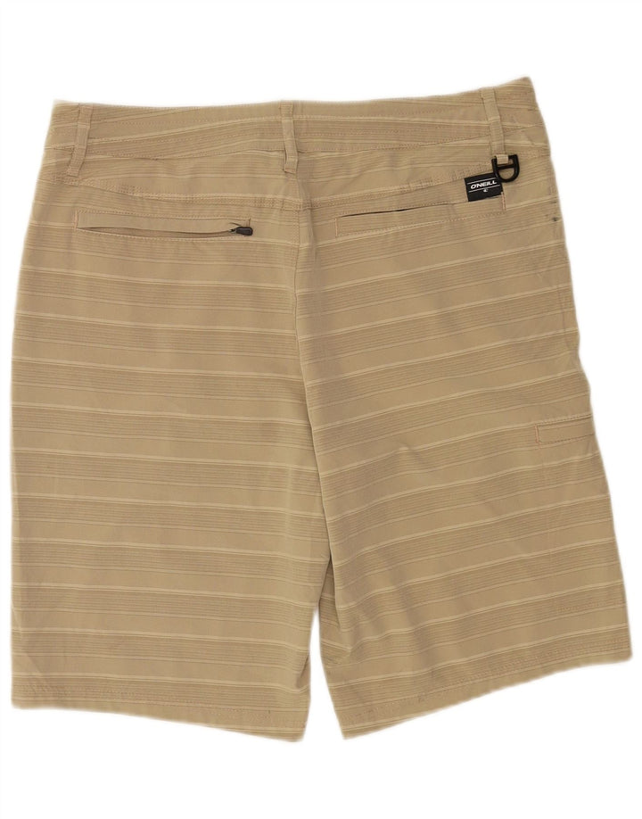 O'Neill Herren Chinoshorts W32 Mittelbeige gestreiftes Polyester