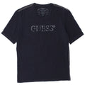 Guess Herren-T-Shirt mit Grafik, mittlere Marineblau-Baumwolle
