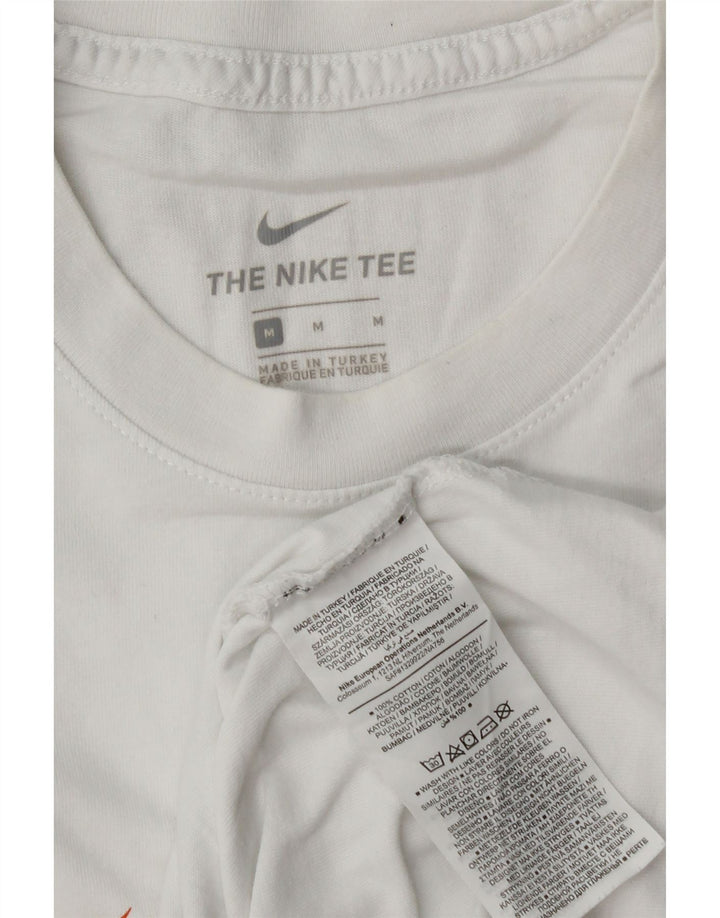 Nike Herren-T-Shirt mit Grafik, mittelweiße Baumwolle