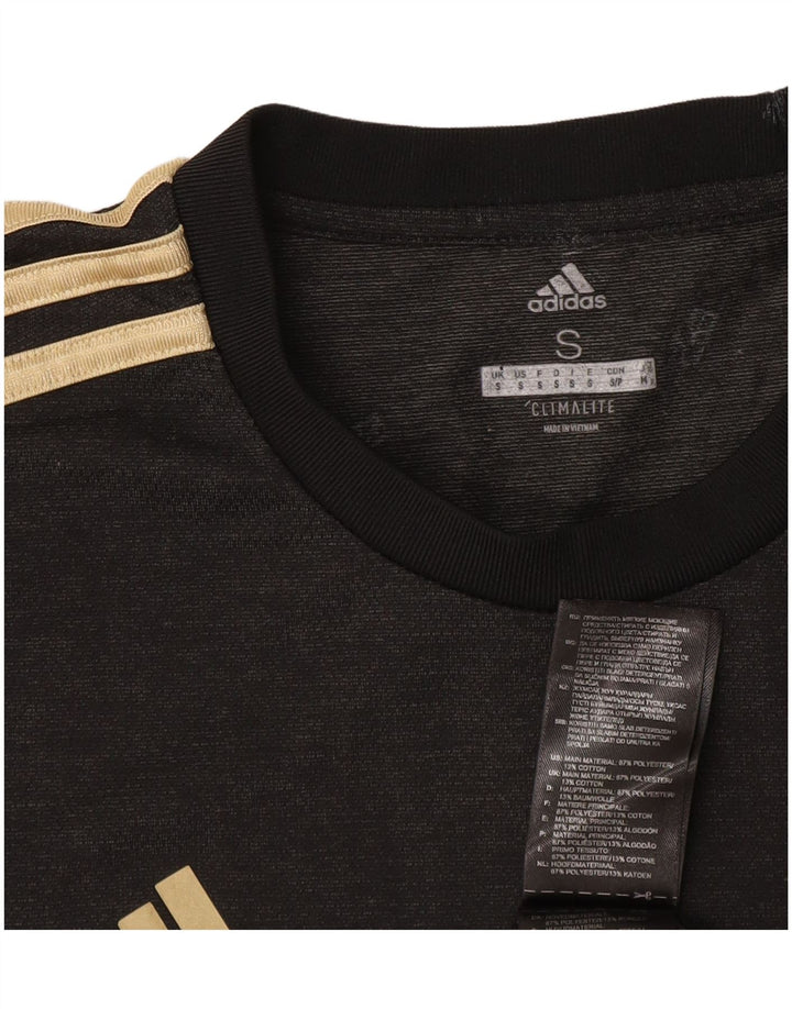 ADIDAS Herren Climalite T-Shirt Top Small Grau Polyester