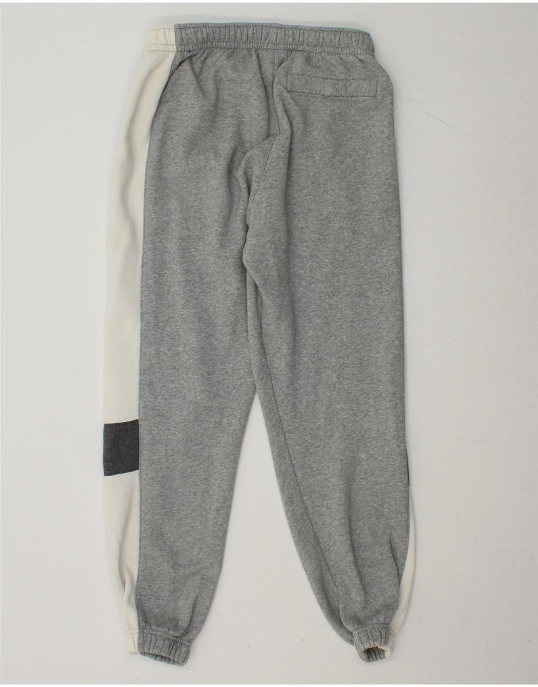 NIKE Mens Tracksuit Trousers Joggers Medium Grey Colourblock Cotton