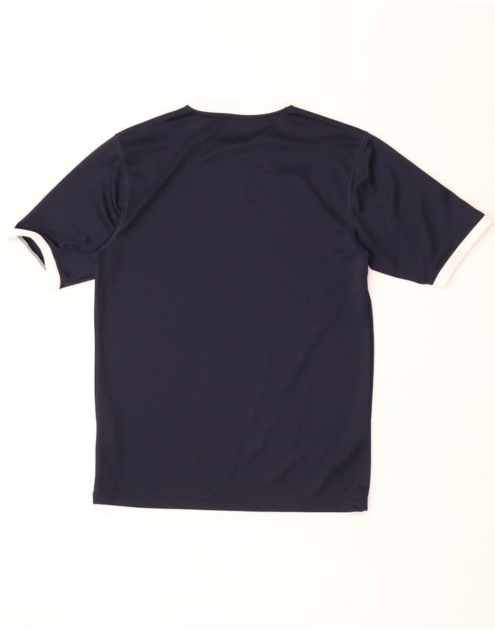 Umbro Herren T-Shirt Top Small Marineblau Colourblock Polyester