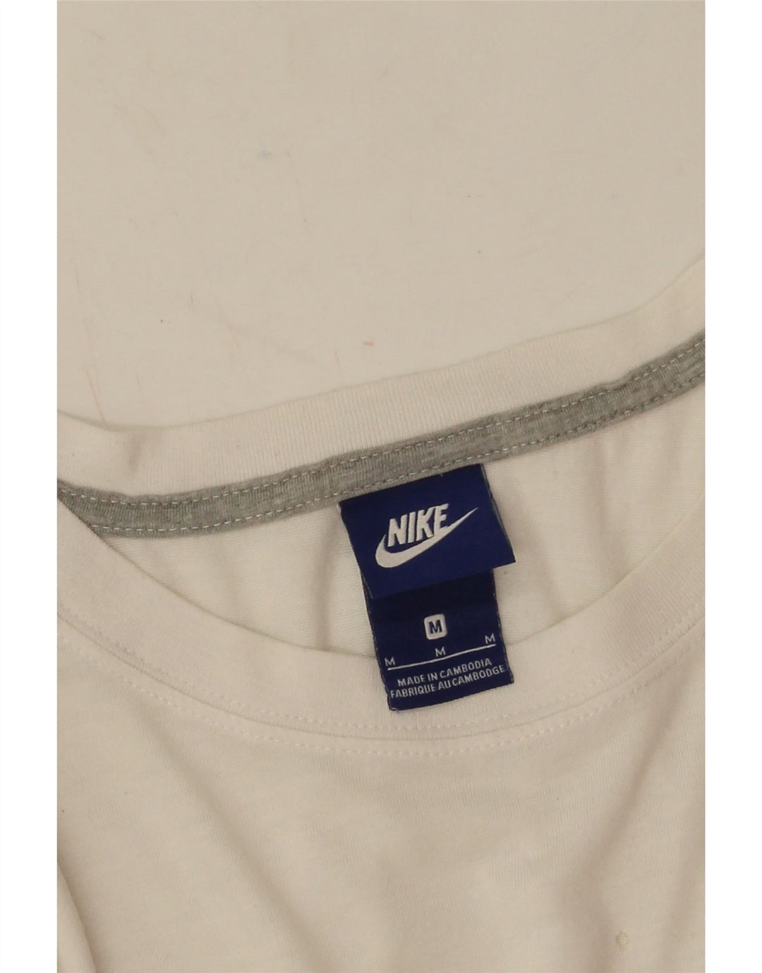 Nike Damen-T-Shirt mit Grafik, UK 14, Mittelweiß, Polyester