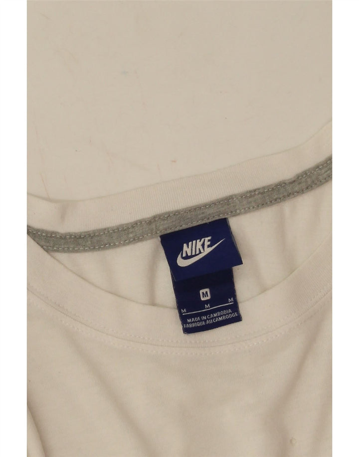 Nike Damen-T-Shirt mit Grafik, UK 14, Mittelweiß, Polyester