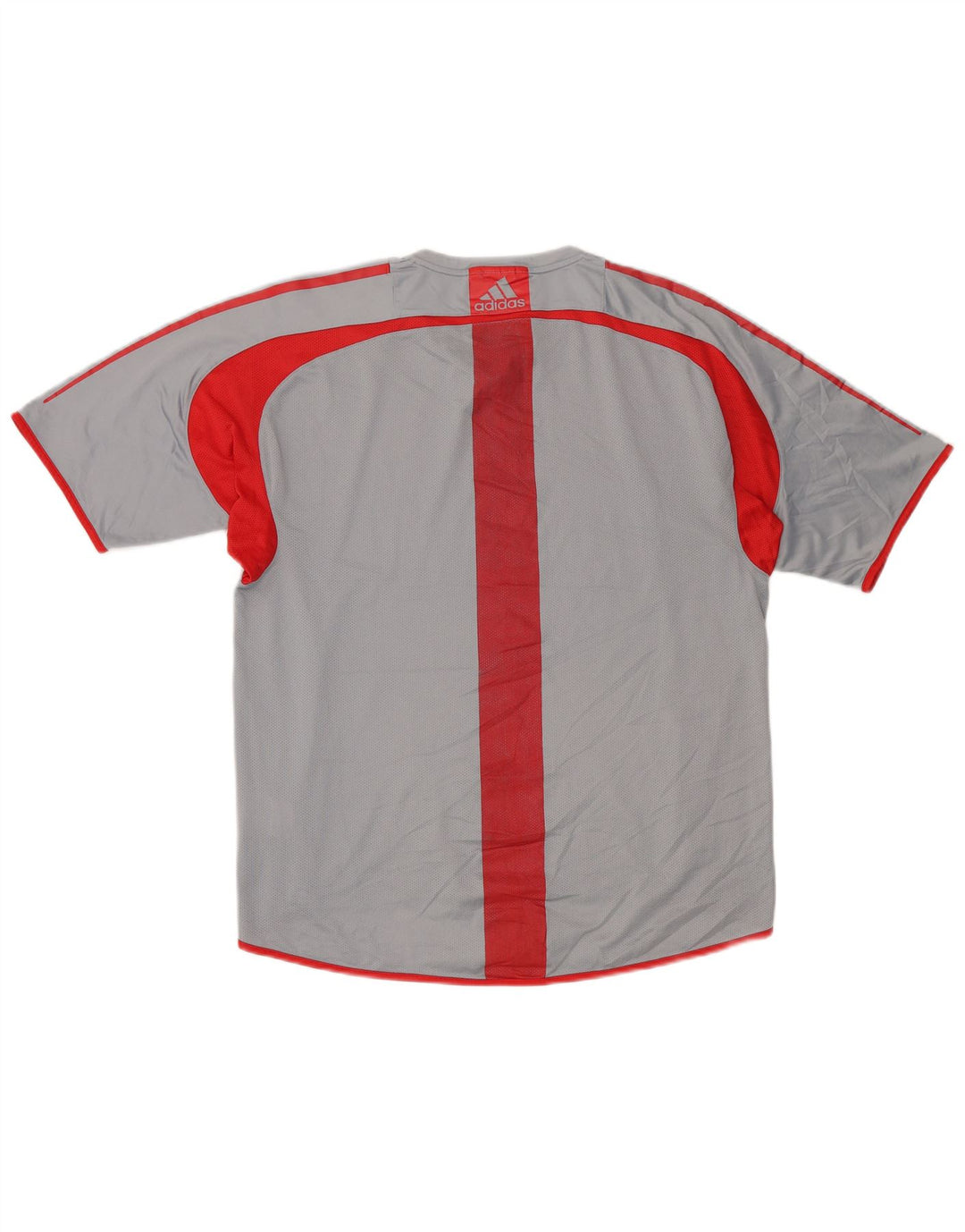 Adidas Herren Climacool T-Shirt Top Mittelgraues Colourblock-Polyester