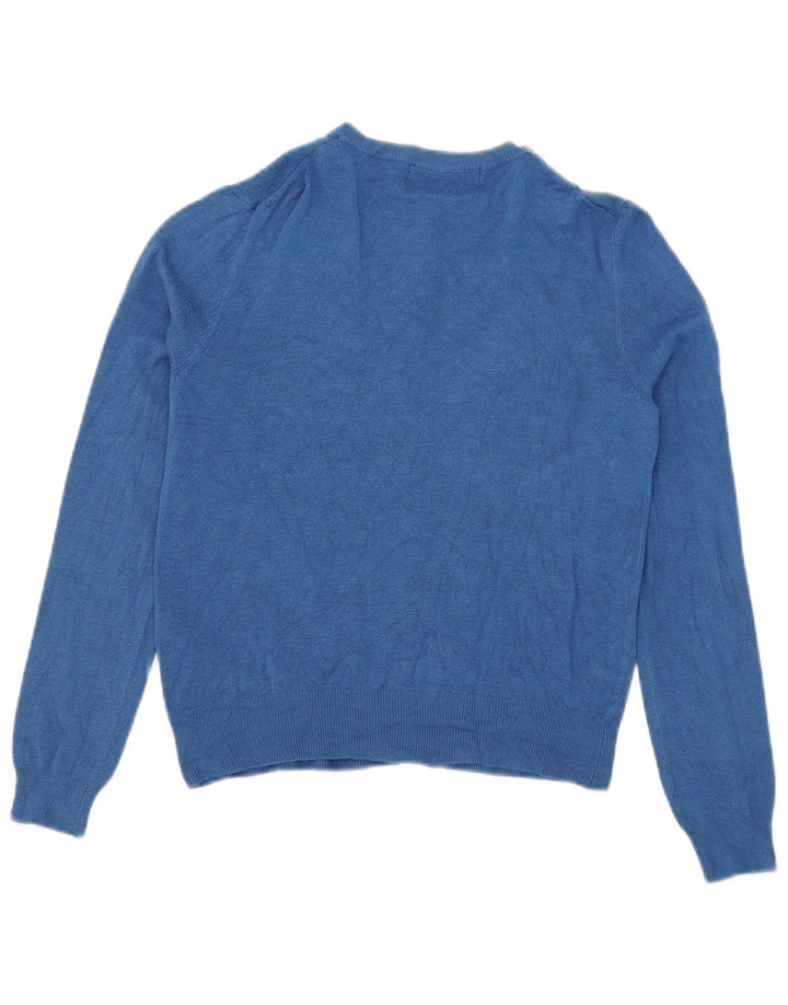 Marks & Spencer Damen-Cardigan-Pullover UK 8 Small Blaue Viskose