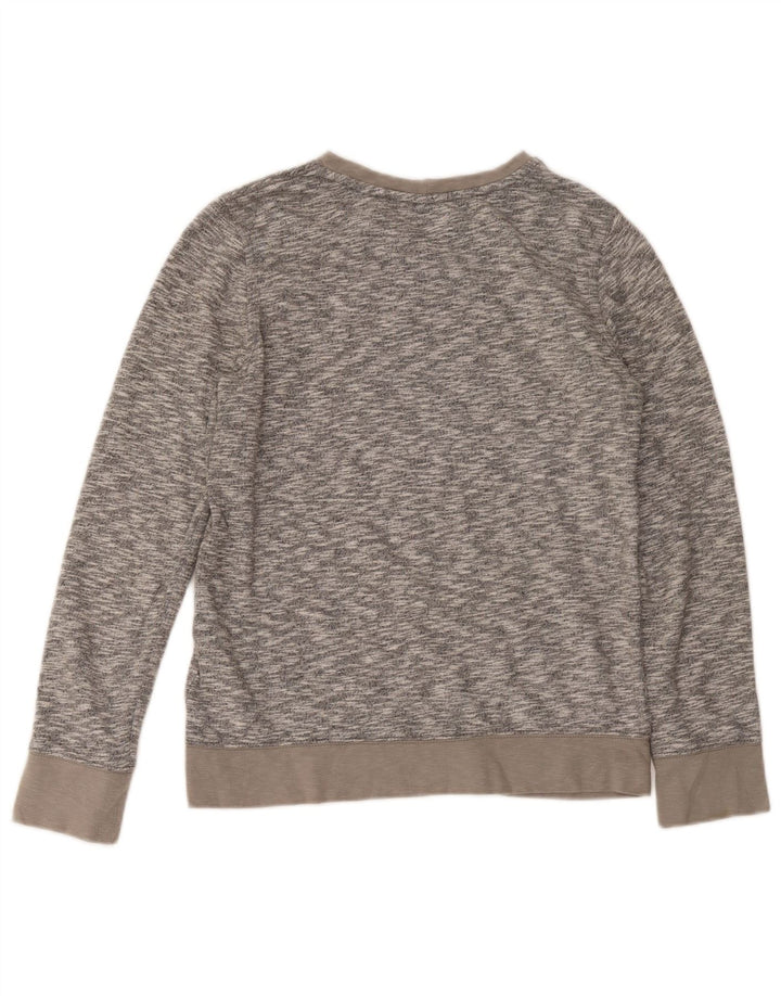 Carhartt Damen Sweatshirt-Pullover US 4/6 Small Grau gefleckte Baumwolle