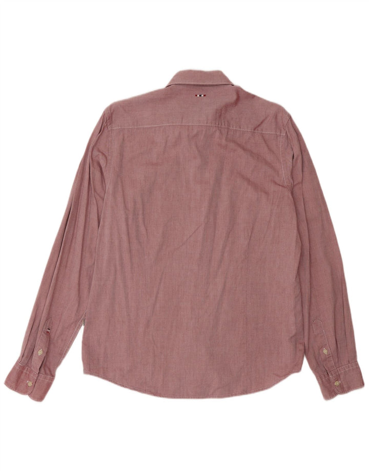 Napapijri Slim-Fit-Hemd für Herren, Größe L, Rosa