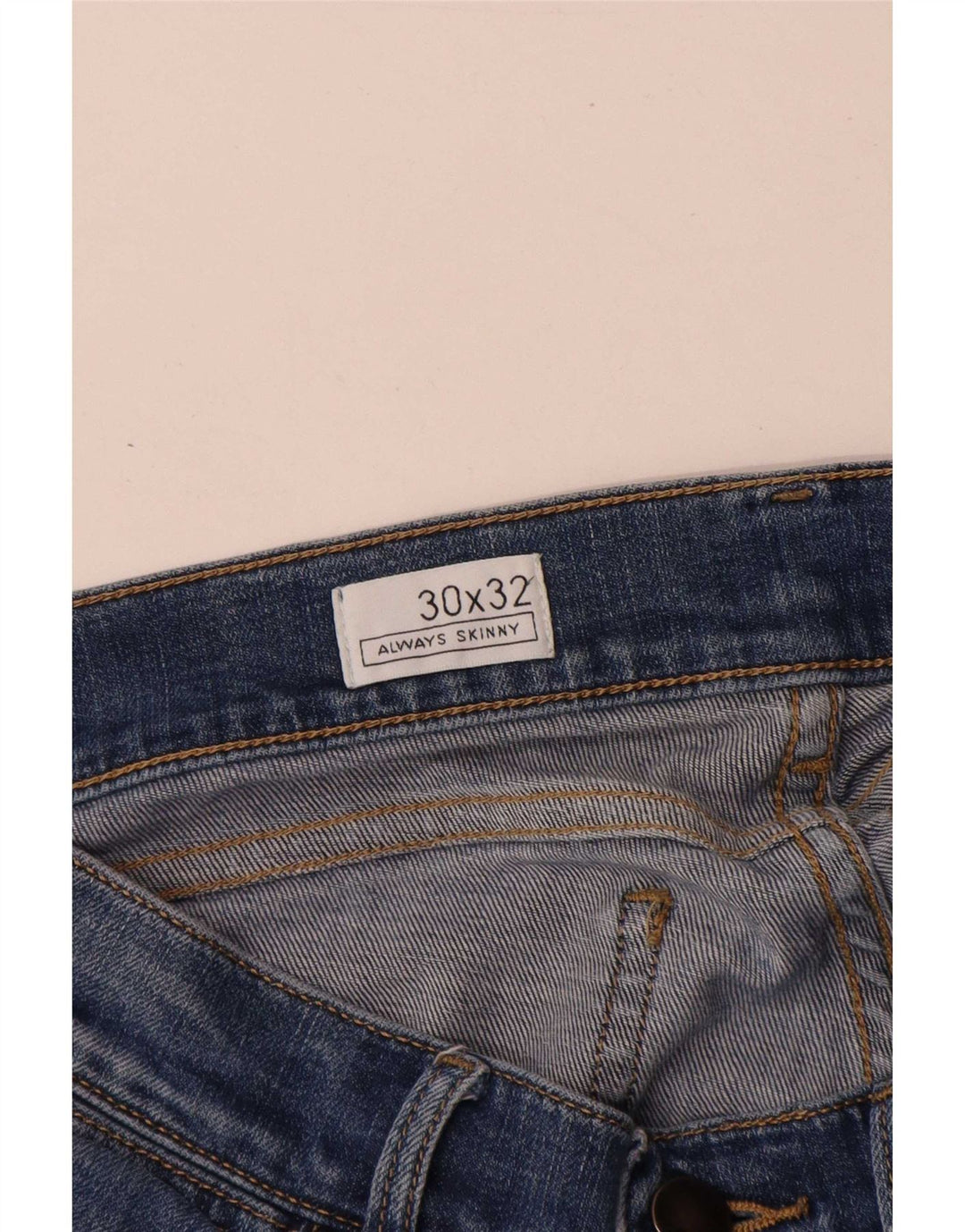 Gap Damen Skinny Jeans W30 L32 Blaue Baumwolle