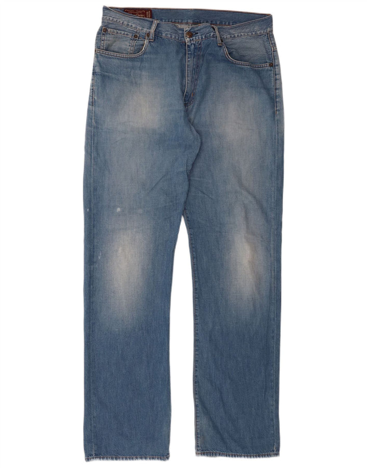 Marlboro Classics Herren Straight Jeans W36 L34 Blaue Baumwolle