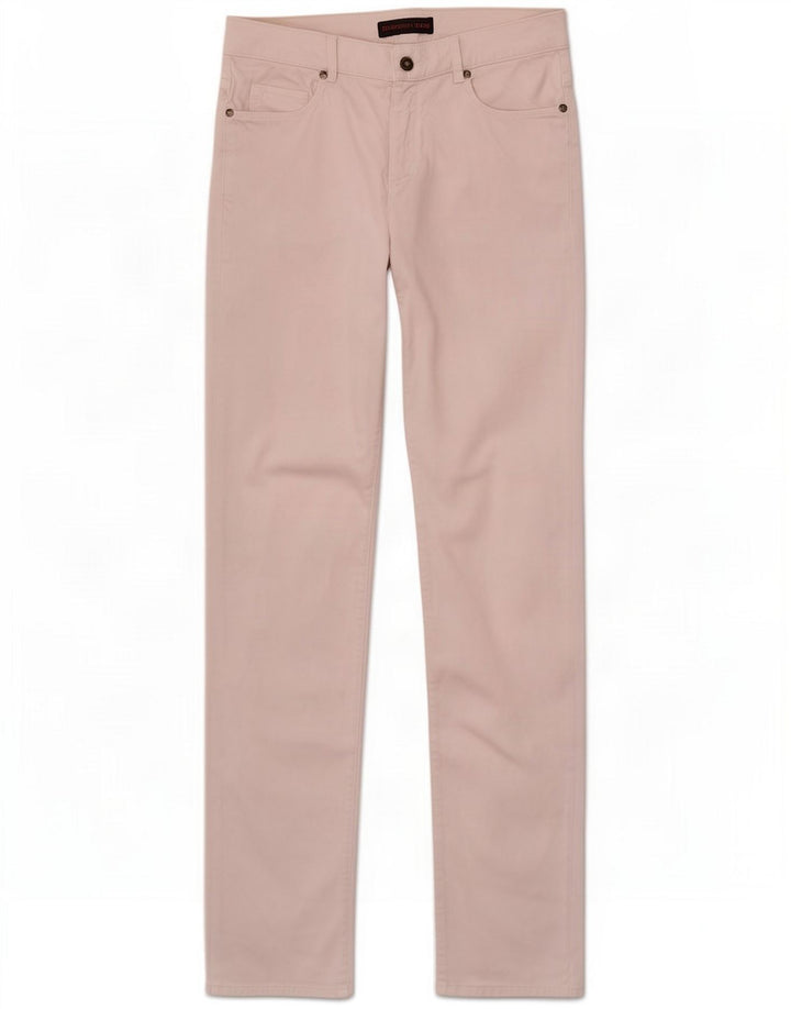 Trussardi Damen Straight Jeans W31 L34 Weiß