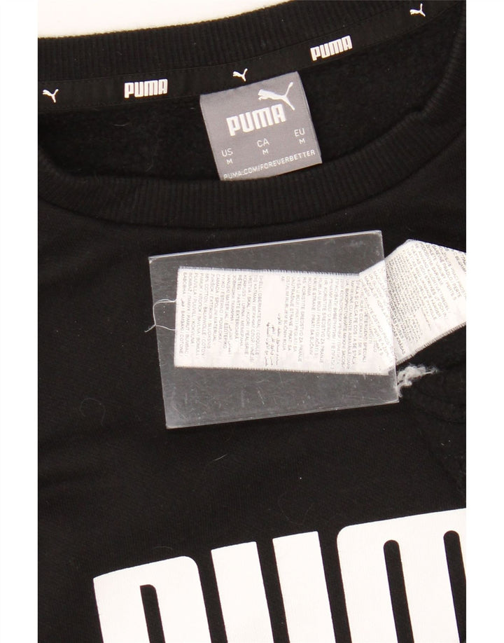 PUMA Herren Grafik-Sweatshirt-Pullover, mittelschwarz, Baumwolle