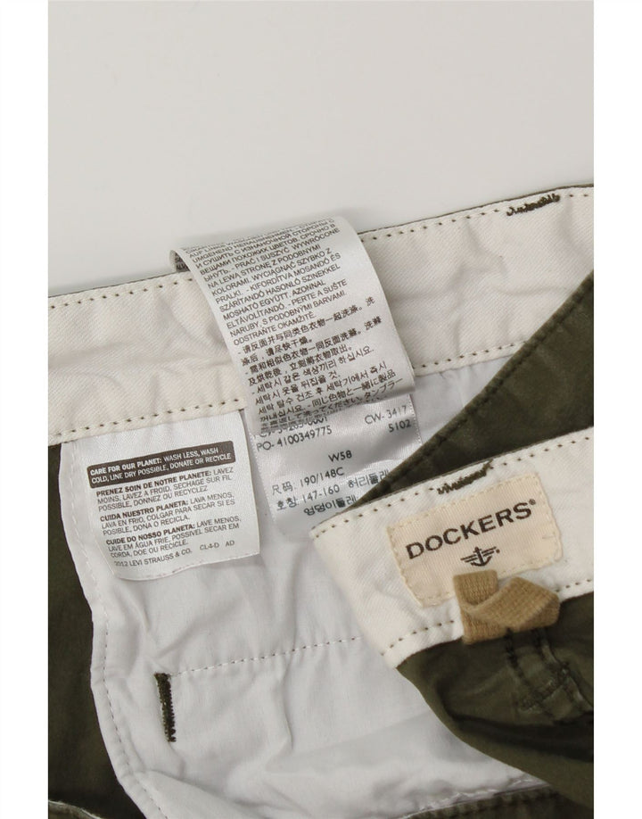 DOCKERS Herren Cargoshorts W58 6XL Khaki Baumwolle