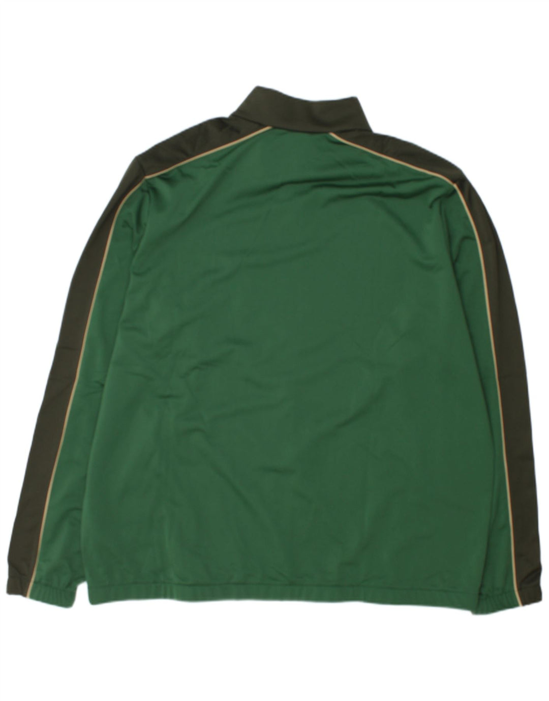 Nike Herren-Trainingsanzug-Oberteiljacke 2XL Grüner Farbblock