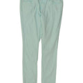 MOSSIMO Womens Skinny Jeans US 4 Small W32 L29 Turquoise Cotton