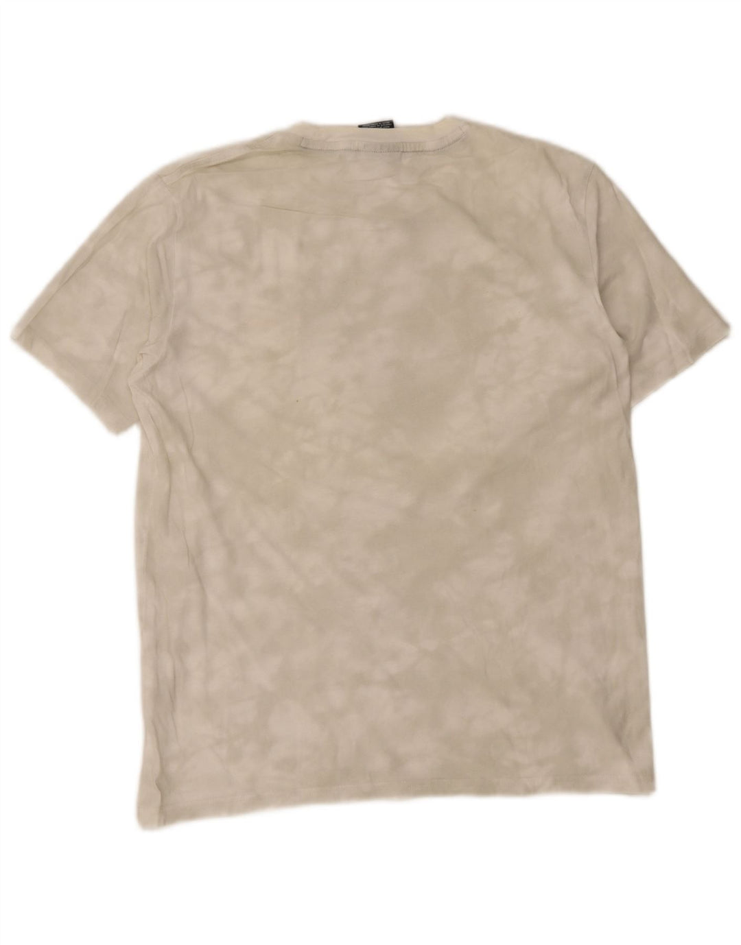 Champion Herren-T-Shirt-Oberteil, groß, weiße Batik-Baumwolle